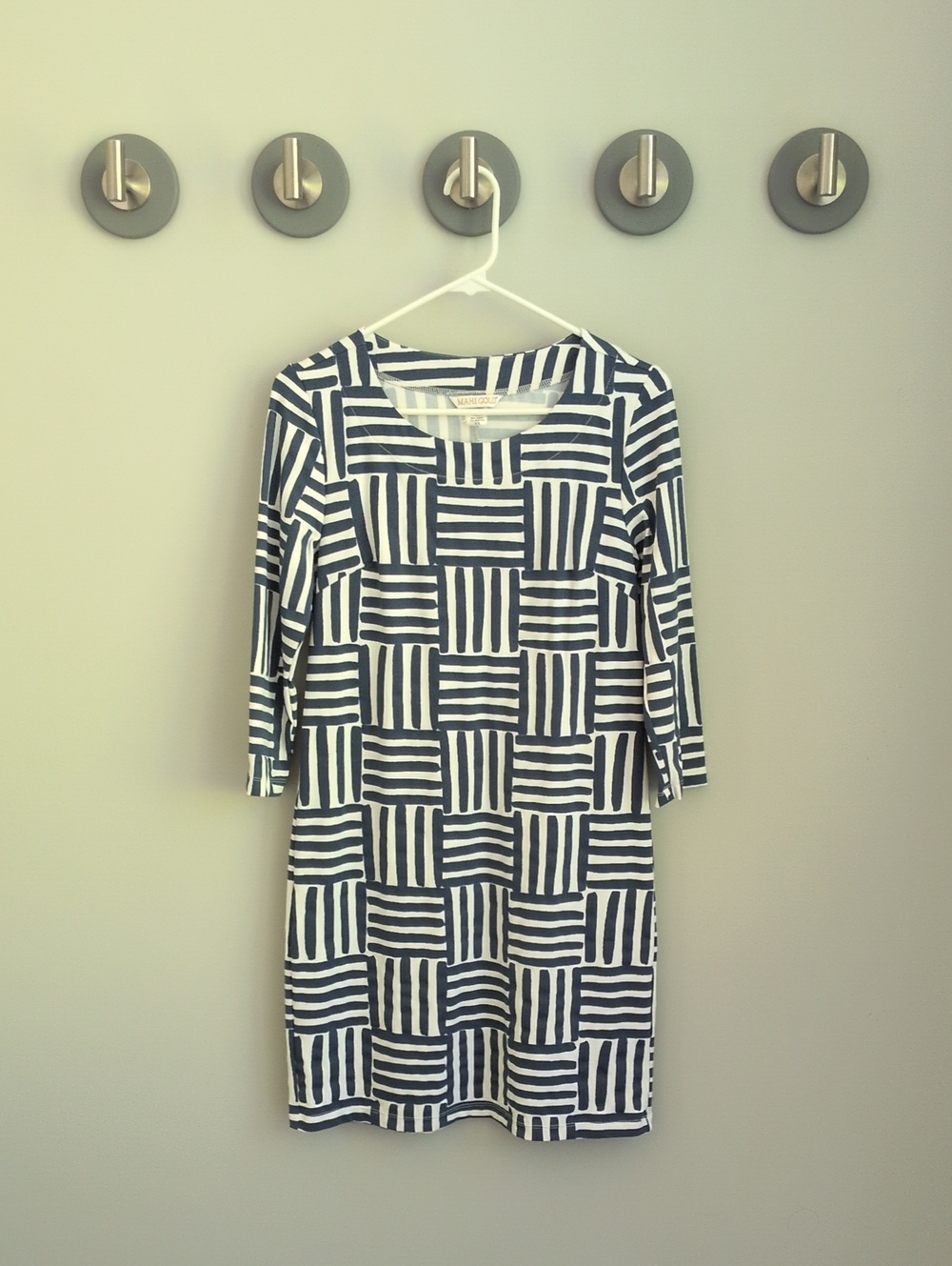 Mahi Gold 3/4 Sleeve Dress